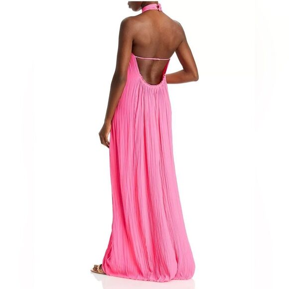 A.L.C. Vibrant Pink Halter Dress - Picture 3 of 16